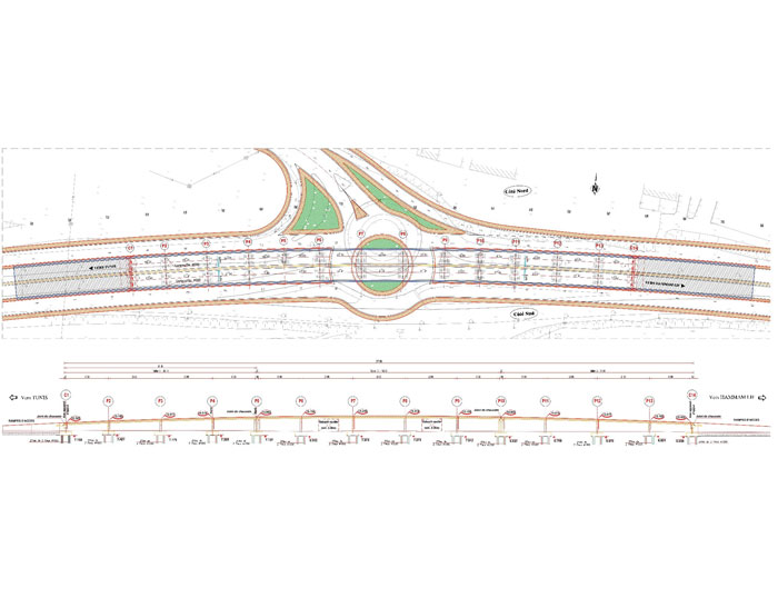 Travaux de sécurité routière de la RN1 entre les Pk 10+760 et 14+900 dans le gouvernorat de Ben Arous